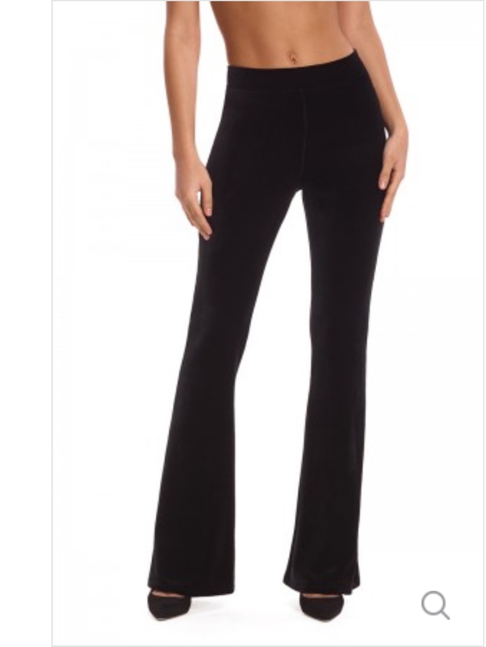 NWT Commando Velvet Flare Legging in Black. Women’s Medium